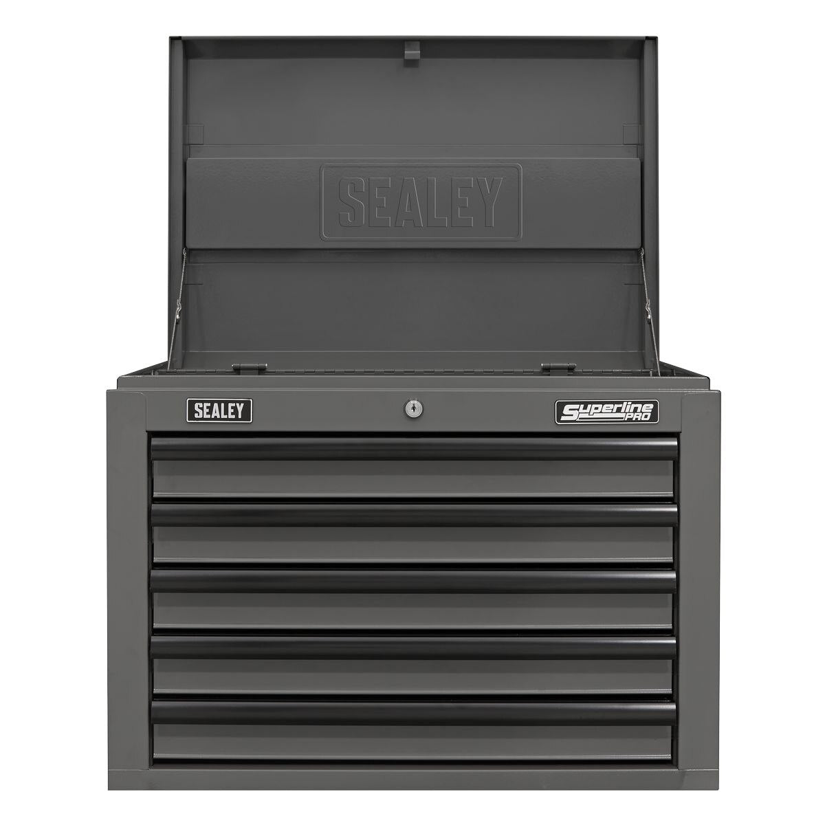 Sealey Superline PRO Topchest 5 Drawer - Grey/Black - Image 3