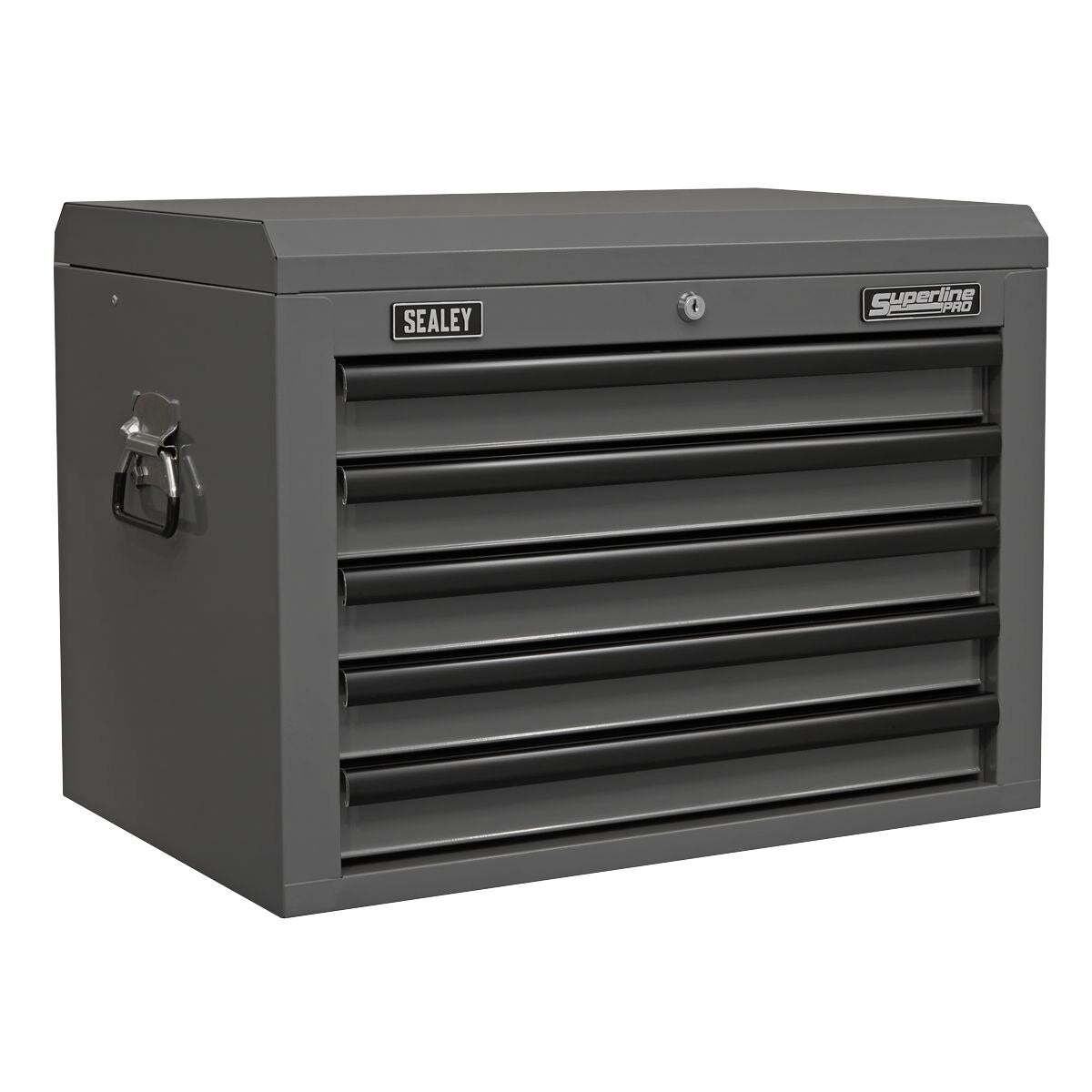 Sealey Superline PRO Topchest 5 Drawer - Grey/Black - Image 4