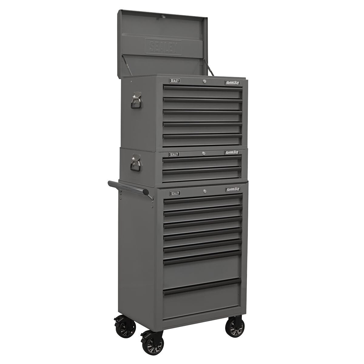 Sealey Superline PRO Topchest 5 Drawer - Grey/Black - Image 5