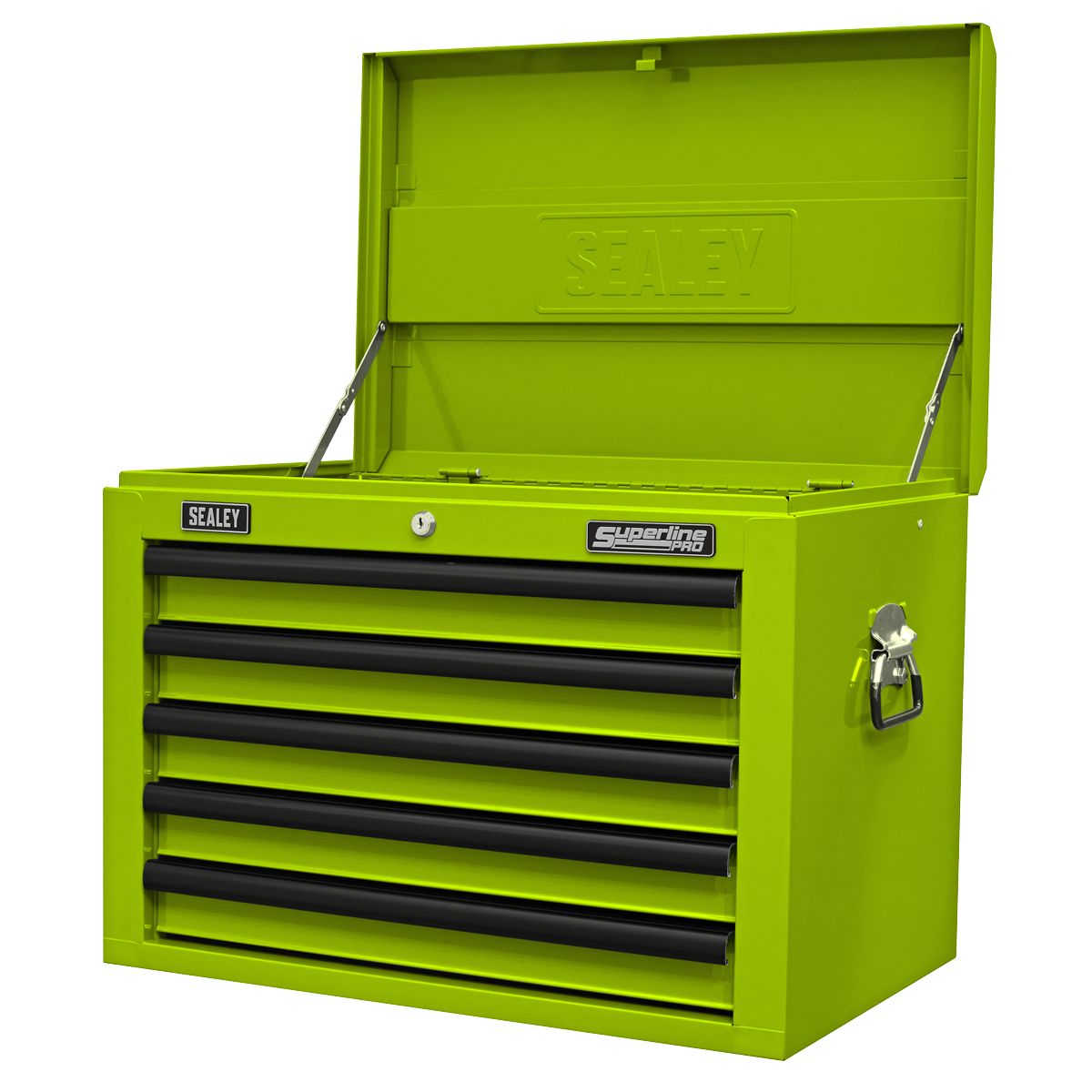 Sealey Superline PRO Topchest 5 Drawer - Green/Black - Image 2