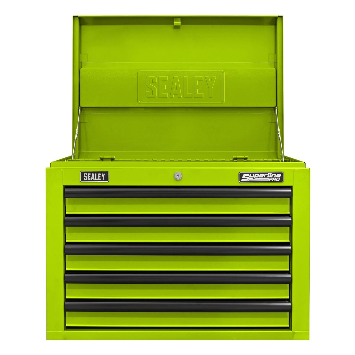 Sealey Superline PRO Topchest 5 Drawer - Green/Black - Image 8