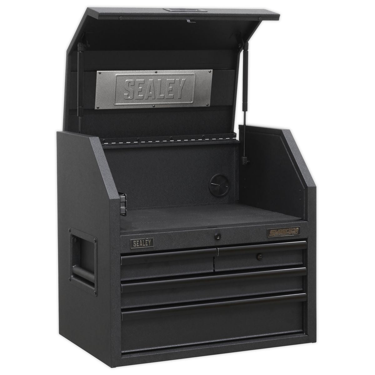 Sealey Superline PRO Black Edition Topchest with 4 Soft Close Drawers & Power Strip 660mm - Image 1