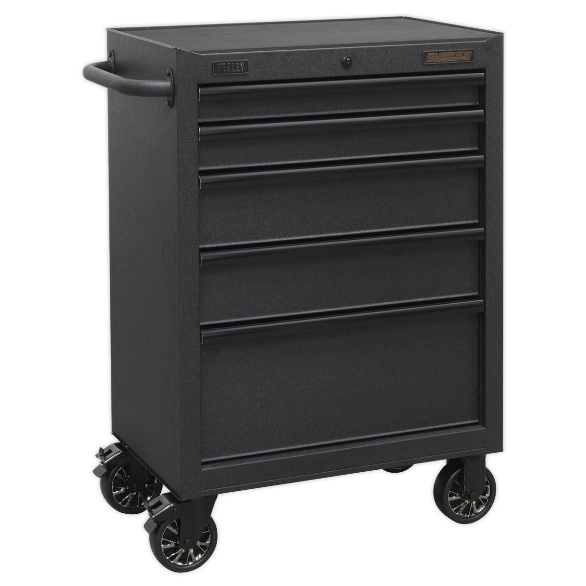 Sealey Superline PRO Black Edition Tool Chest Combination with 9 Soft Close Drawers & Power Strip - Image 2