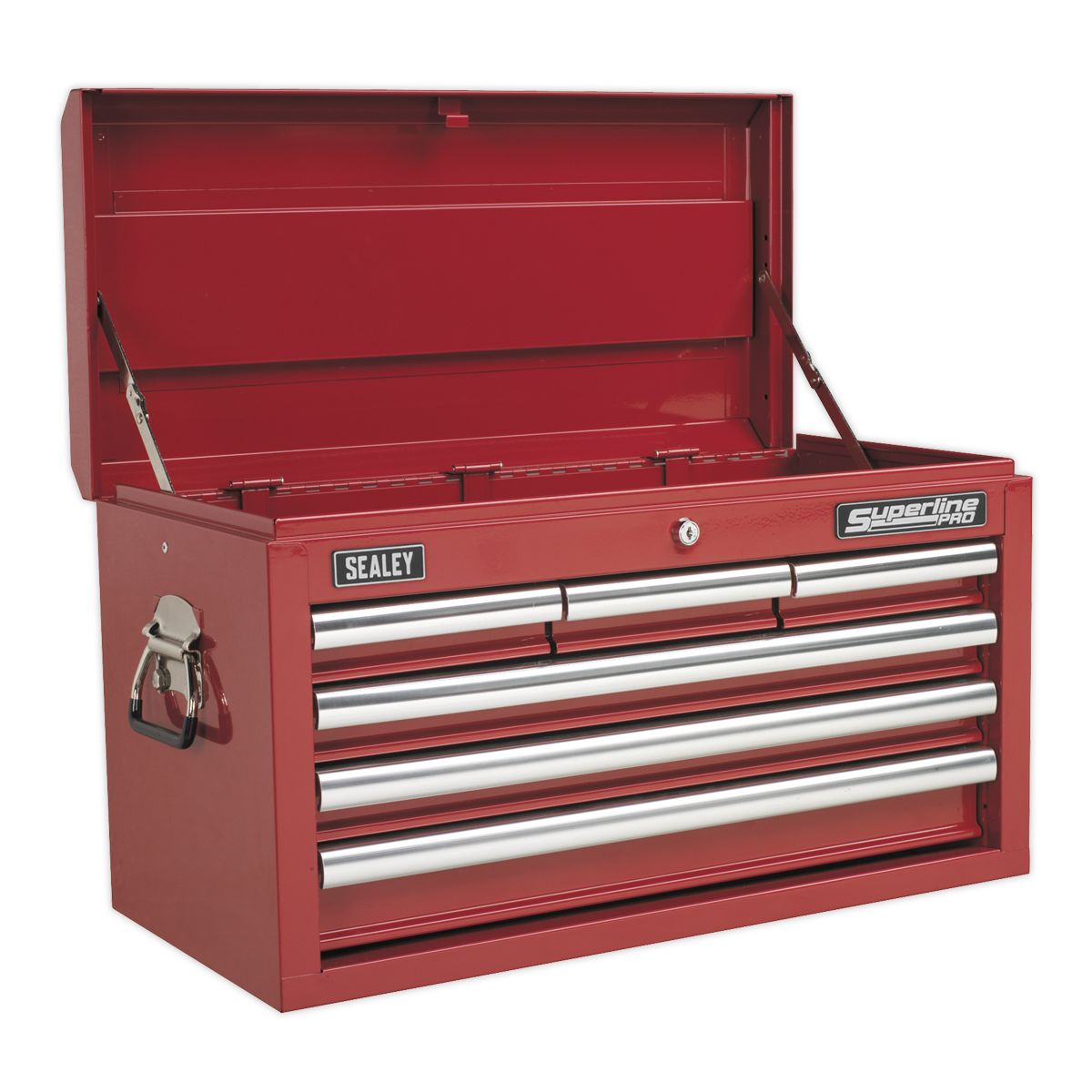 Sealey Superline PRO Topchest 6 Drawer - Red - Image 1