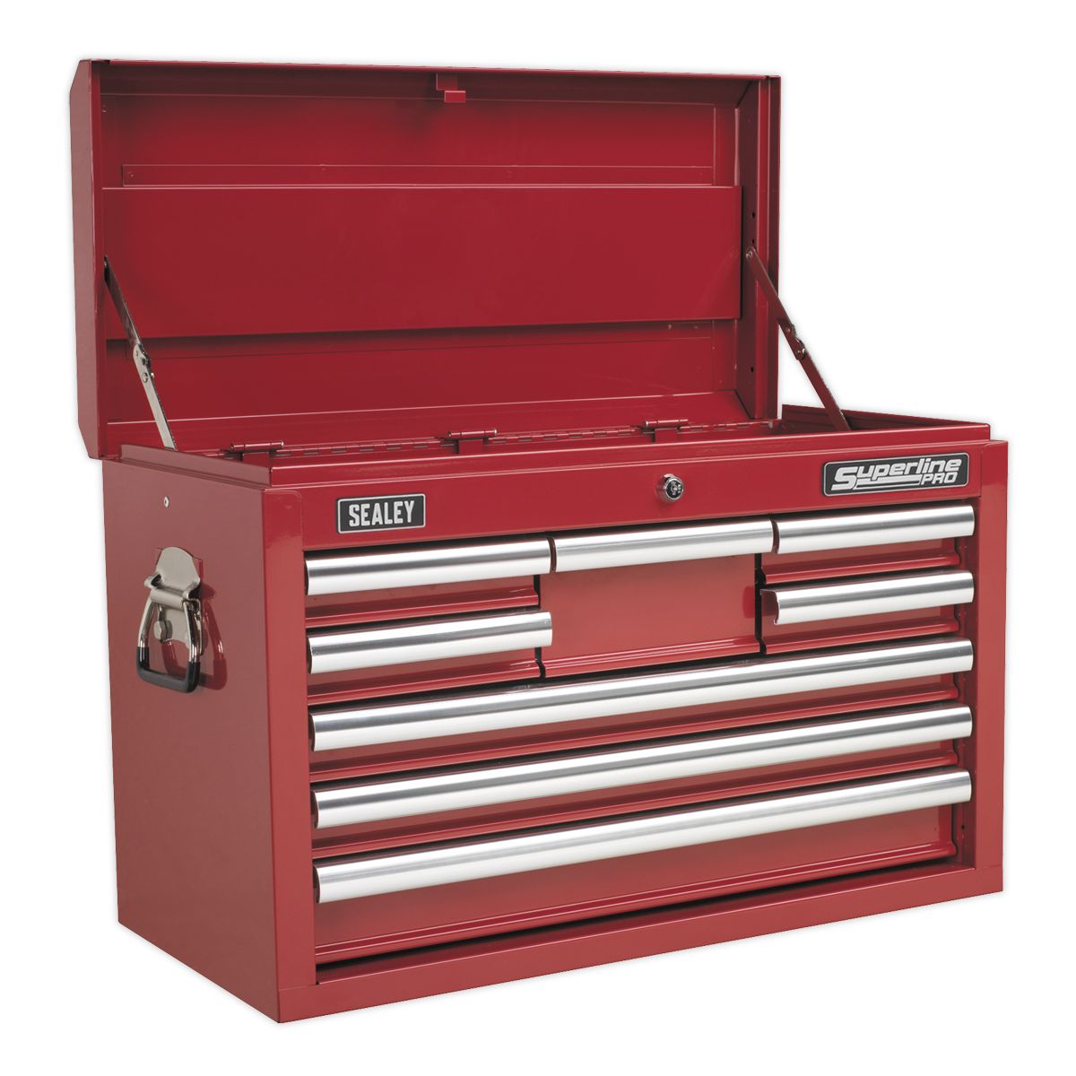 Sealey Superline PRO Topchest 8 Drawer - Red - Image 1