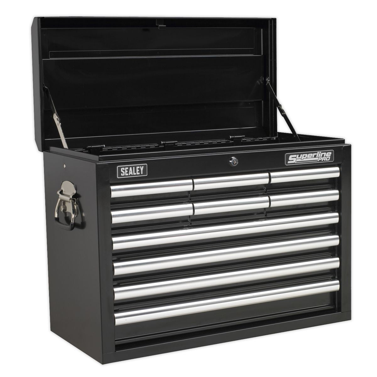 Sealey Superline PRO Topchest 10 Drawer - Black - Image 1