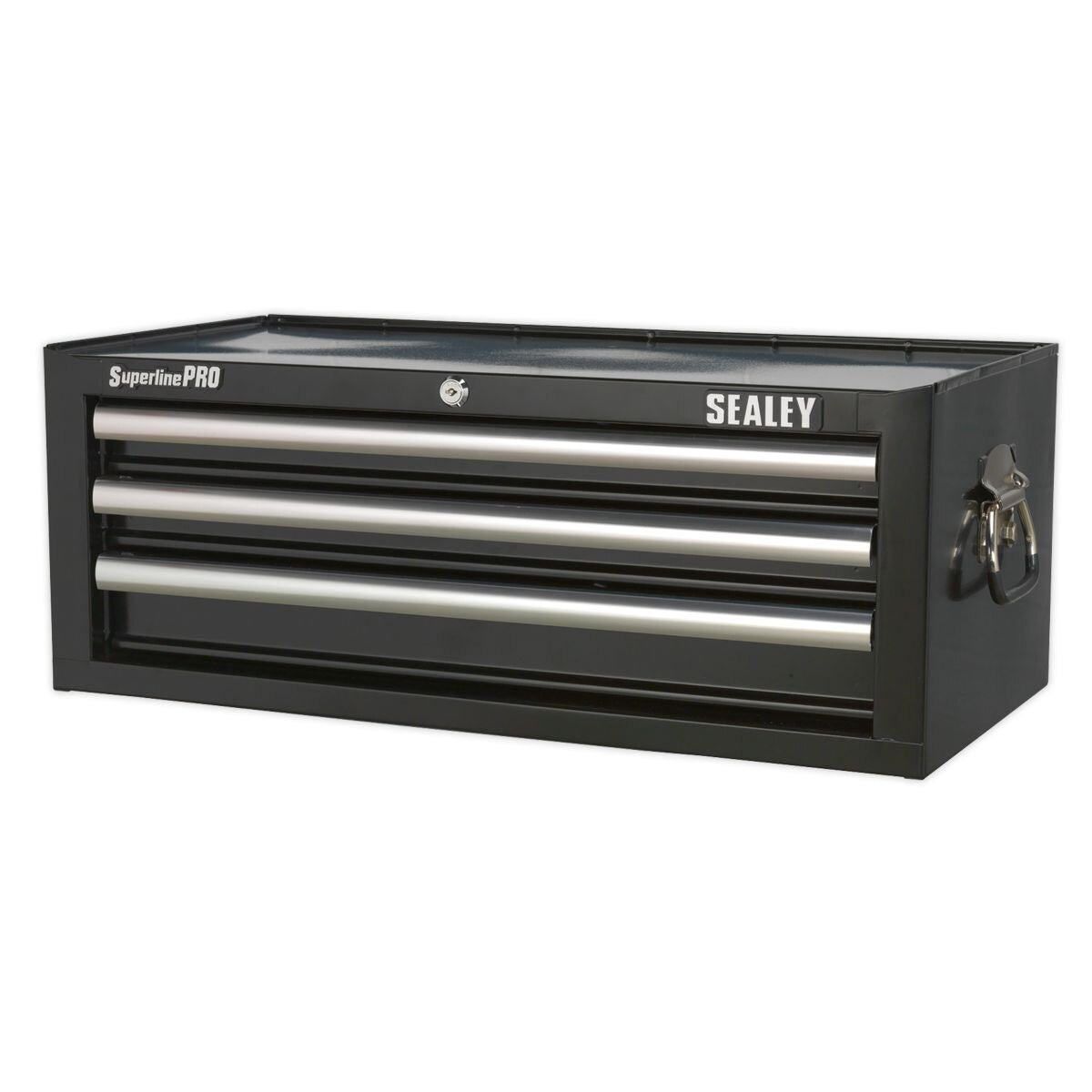 Sealey Superline PRO Mid-Box Tool Chest 3 Drawer - Black - Image 2