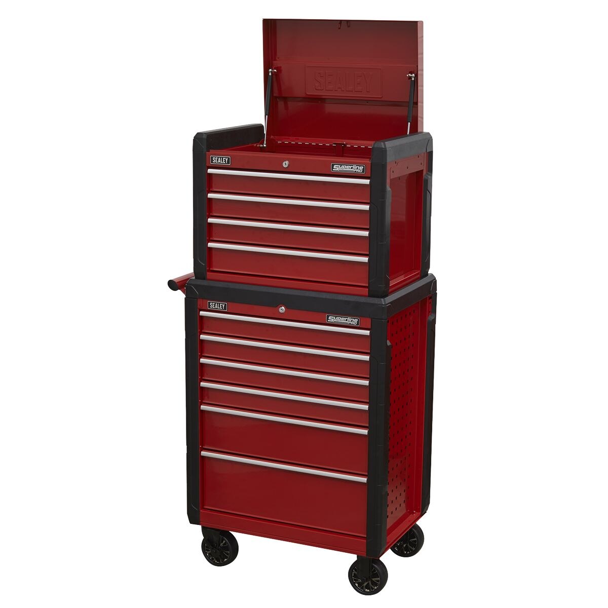 Sealey Superline PRO Topchest & Rollcab Combination 10 Drawer - Image 5