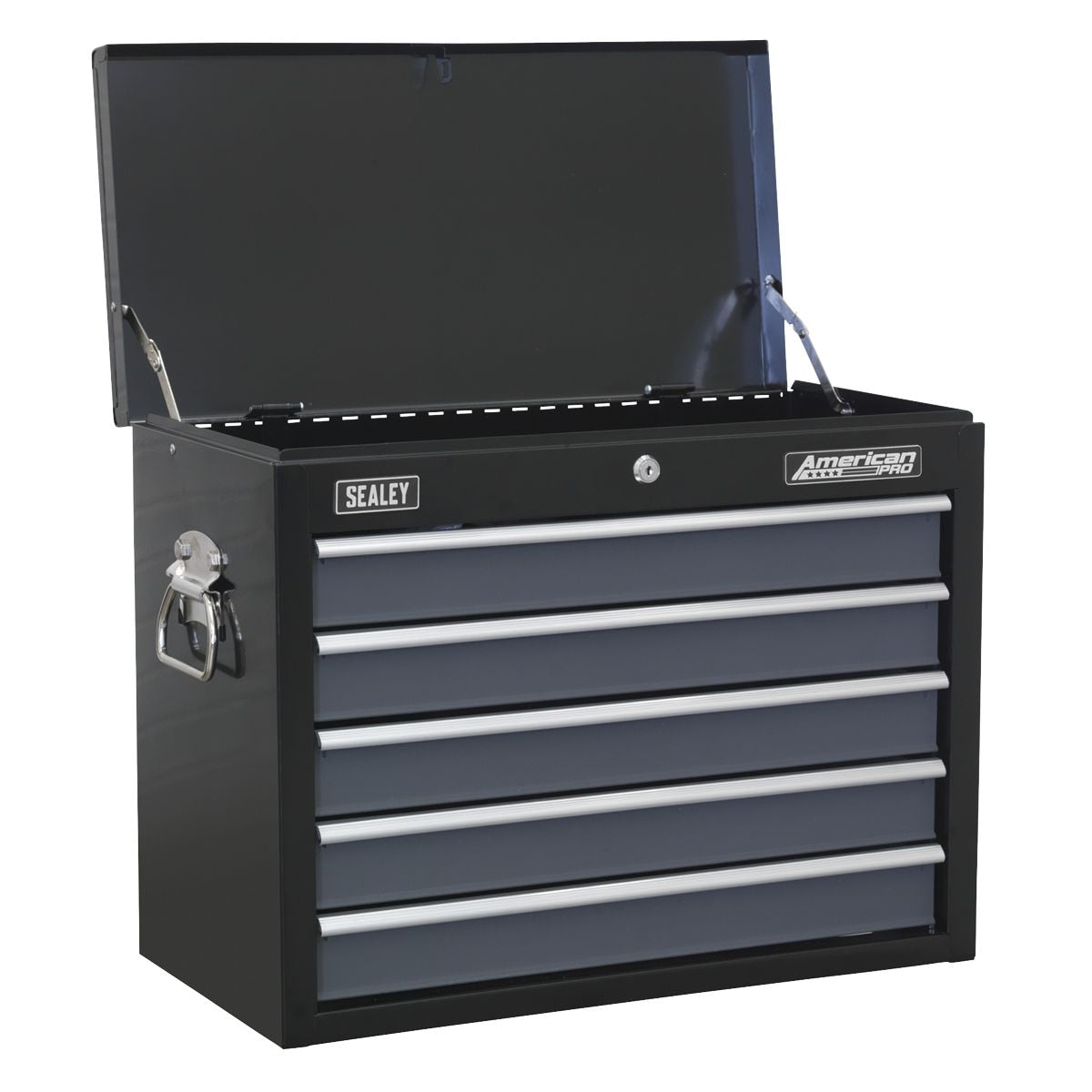 Sealey American PRO Topchest 5 Drawer - Black/Grey - Image 1