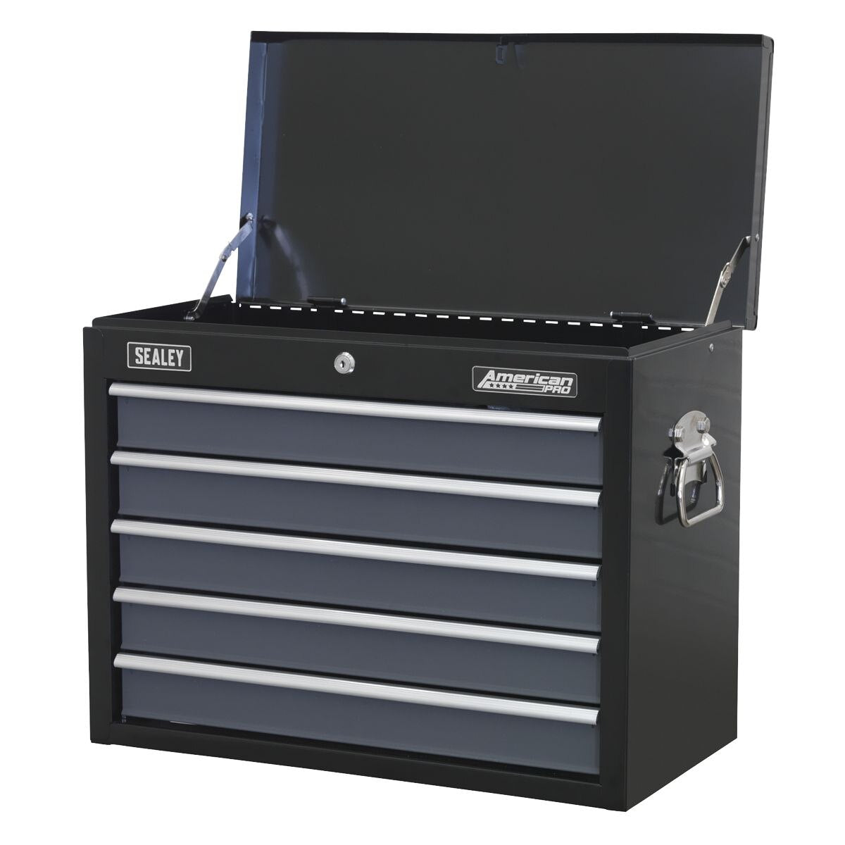 Sealey American PRO Topchest 5 Drawer - Black/Grey - Image 2