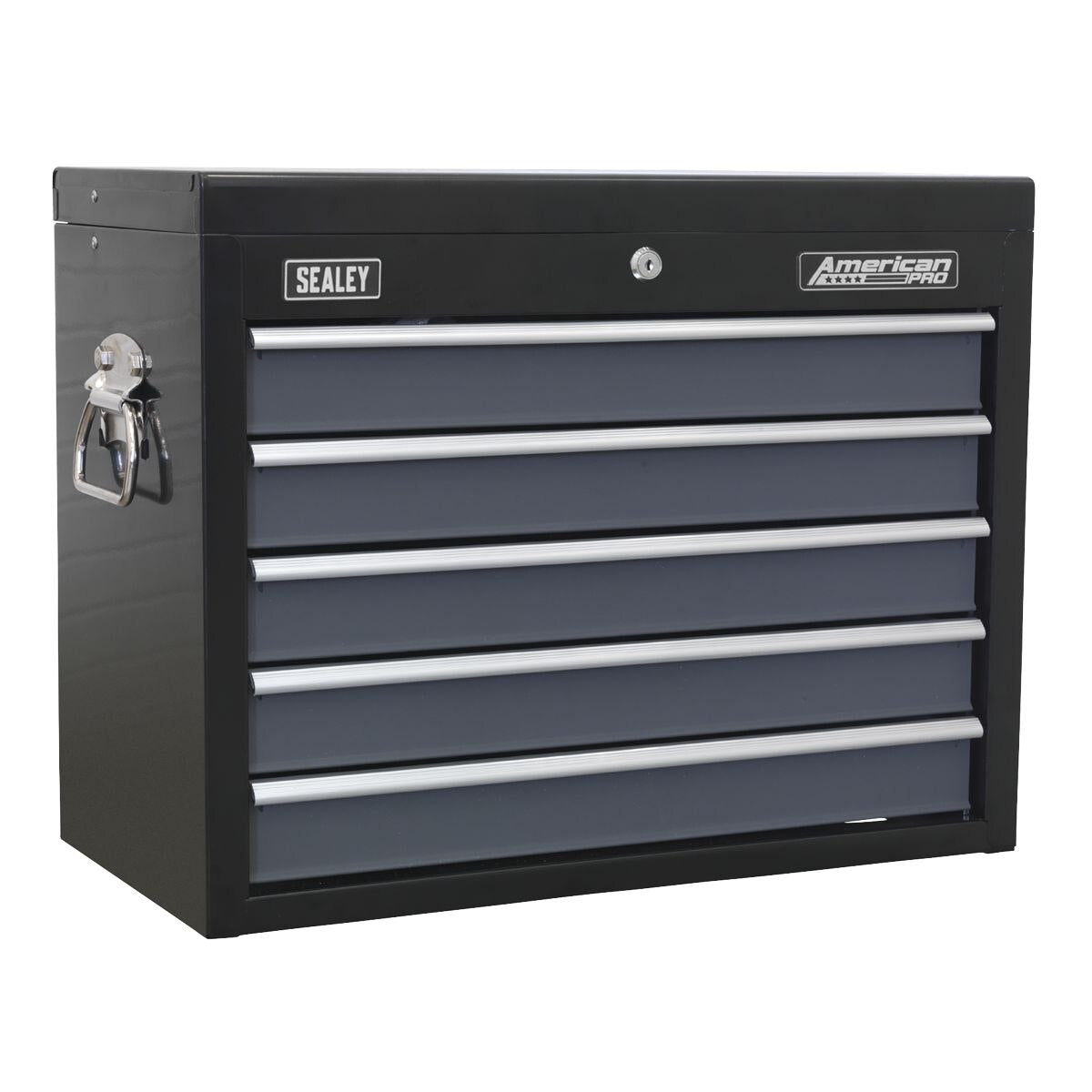 Sealey American PRO Topchest 5 Drawer - Black/Grey - Image 3