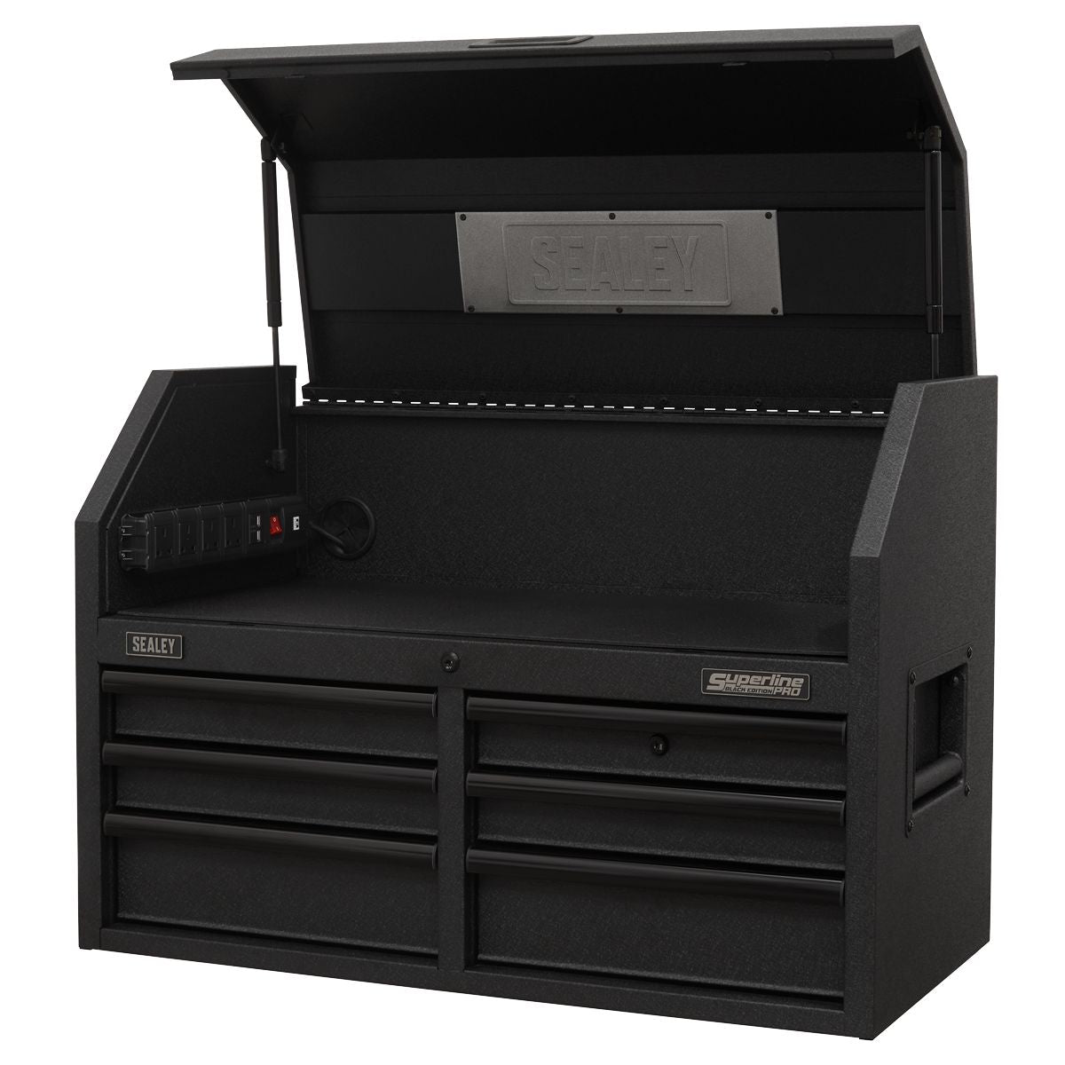 Sealey Superline PRO Black Edition Topchest with 6 Soft Close Drawers & Power Strip 910mm - Image 4