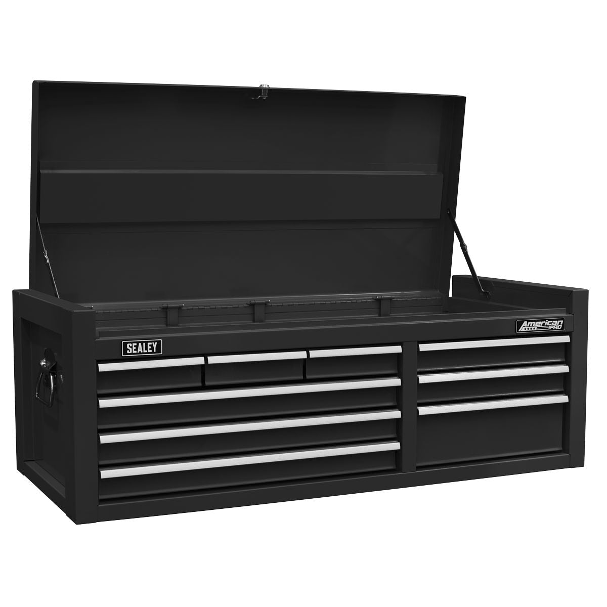 Sealey American PRO Topchest 9 Drawer - Black - Image 1