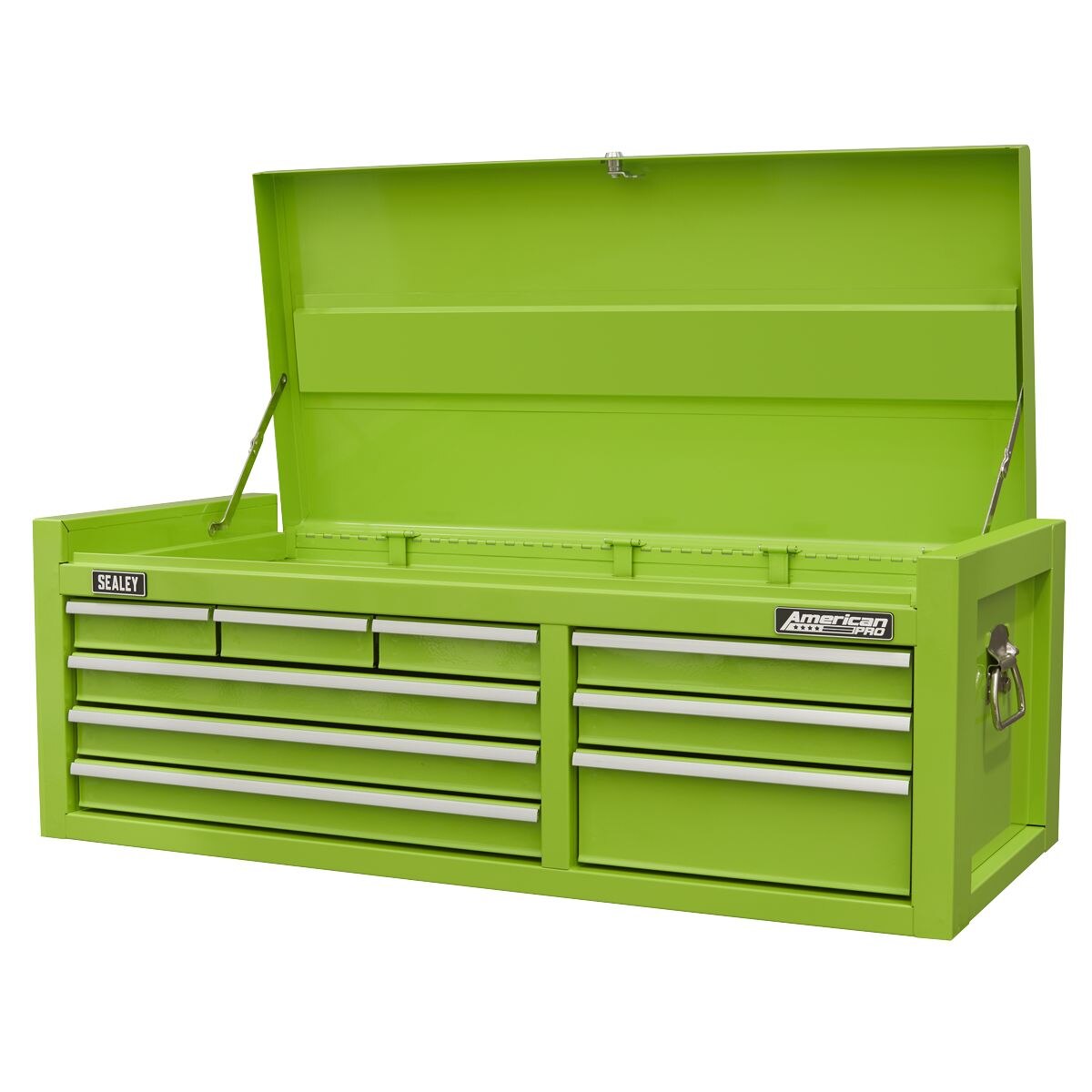 Sealey American PRO Topchest 9 Drawer - Green - Image 2