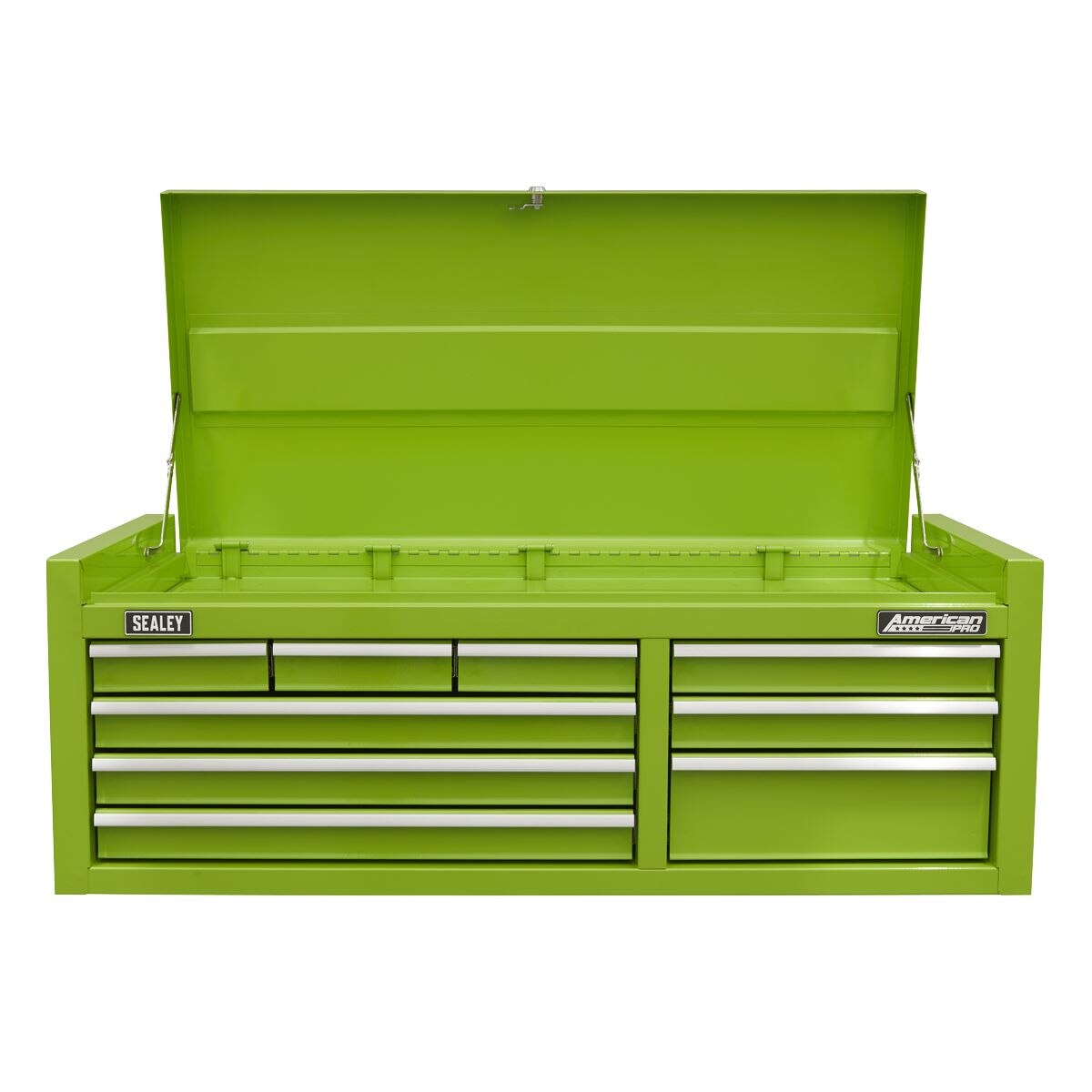 Sealey American PRO Topchest 9 Drawer - Green - Image 3