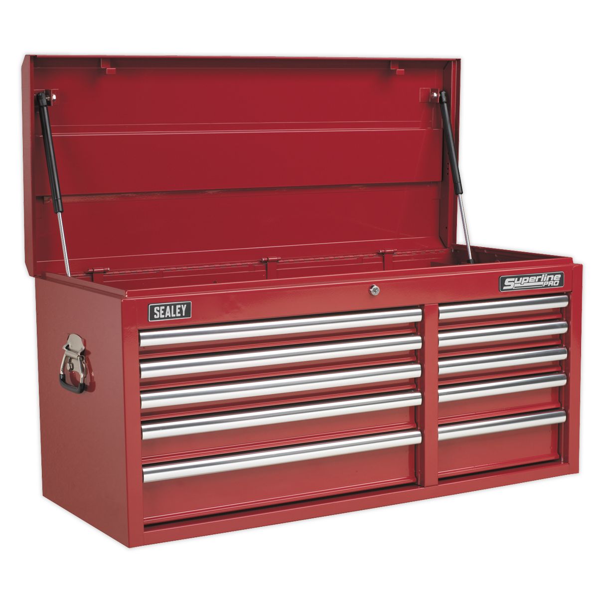 Sealey Superline PRO Heavy-Duty Topchest 10 Drawer - Red - Image 1