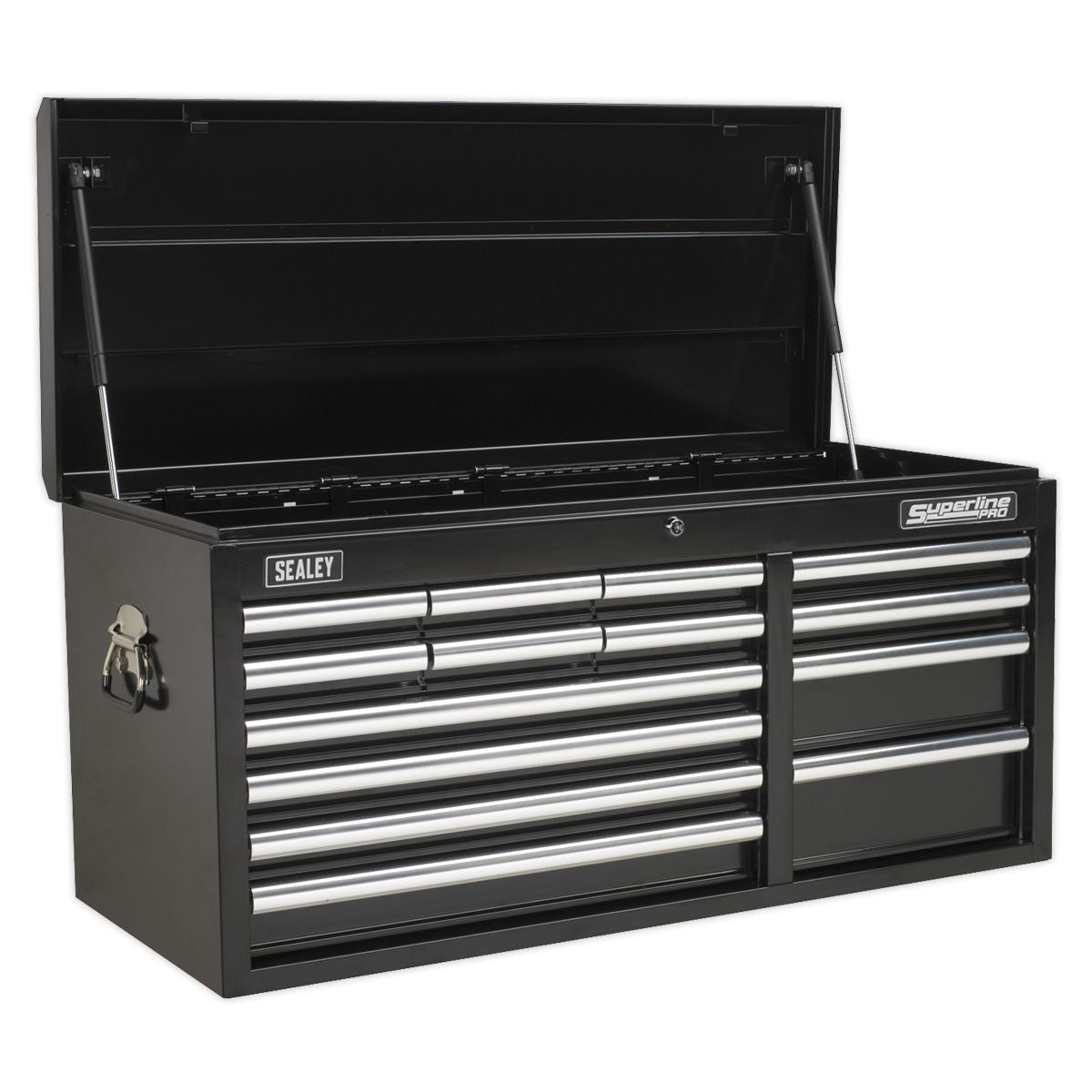 Sealey Superline PRO Heavy-Duty Topchest 14 Drawer - Black - Image 1