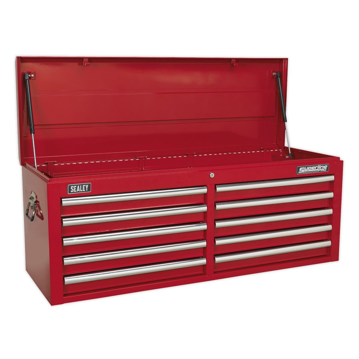 Sealey Superline PRO Topchest 10 Drawer - Red - Image 1