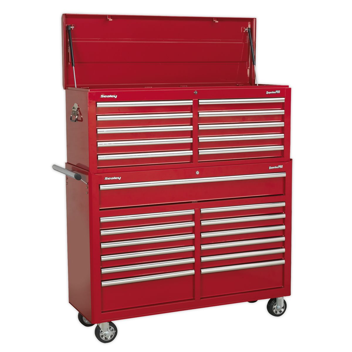 Sealey Superline PRO Tool Chest Combination 23 Drawer - Red - Image 1