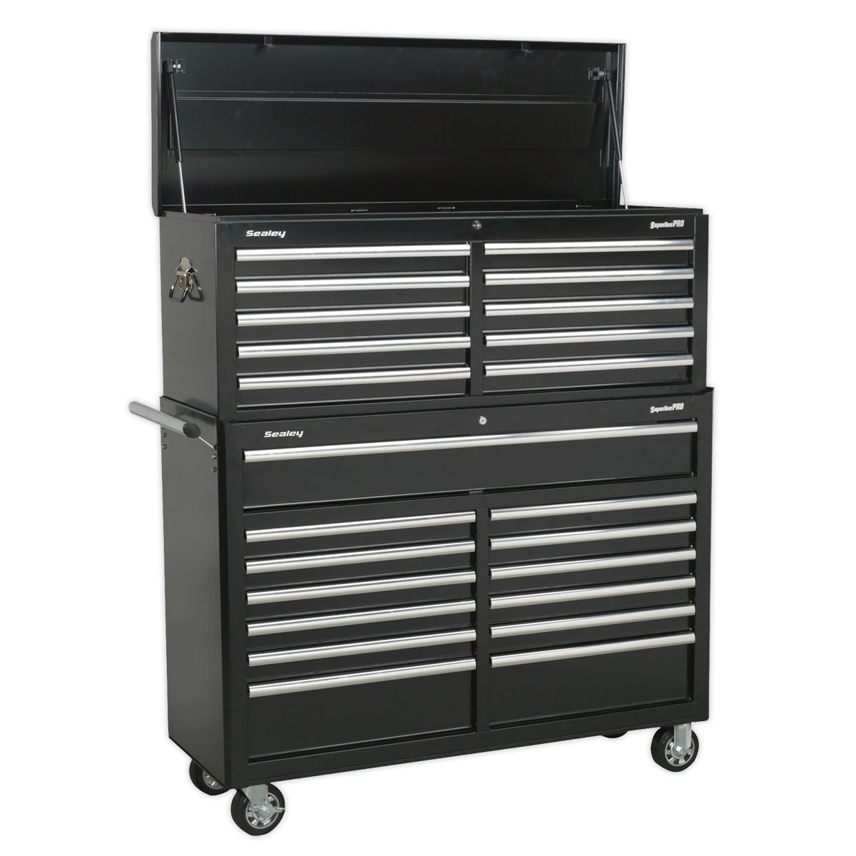 Sealey Superline PRO Tool Chest Combination 23 Drawer - Black - Image 1