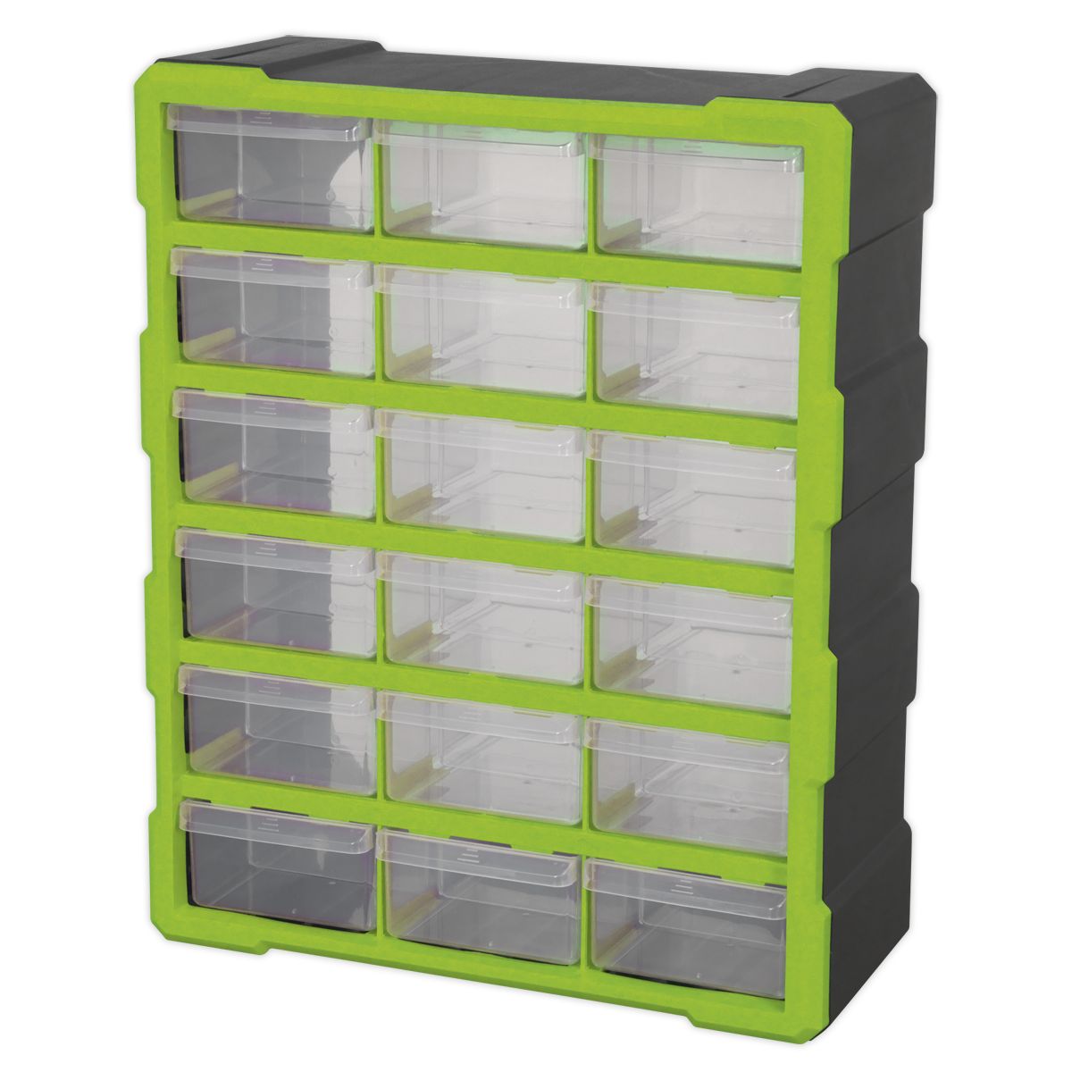 Sealey Cabinet Box 18 Drawer - Green/Black - Image 7