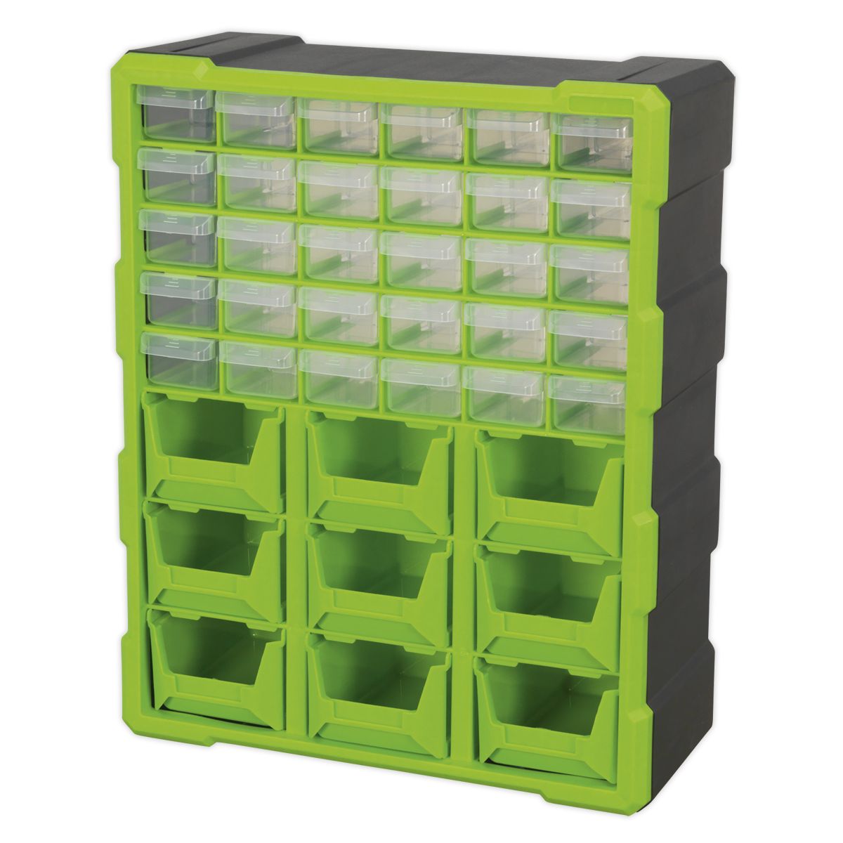 Sealey Cabinet Box 39 Drawer - Green/Black - Image 2