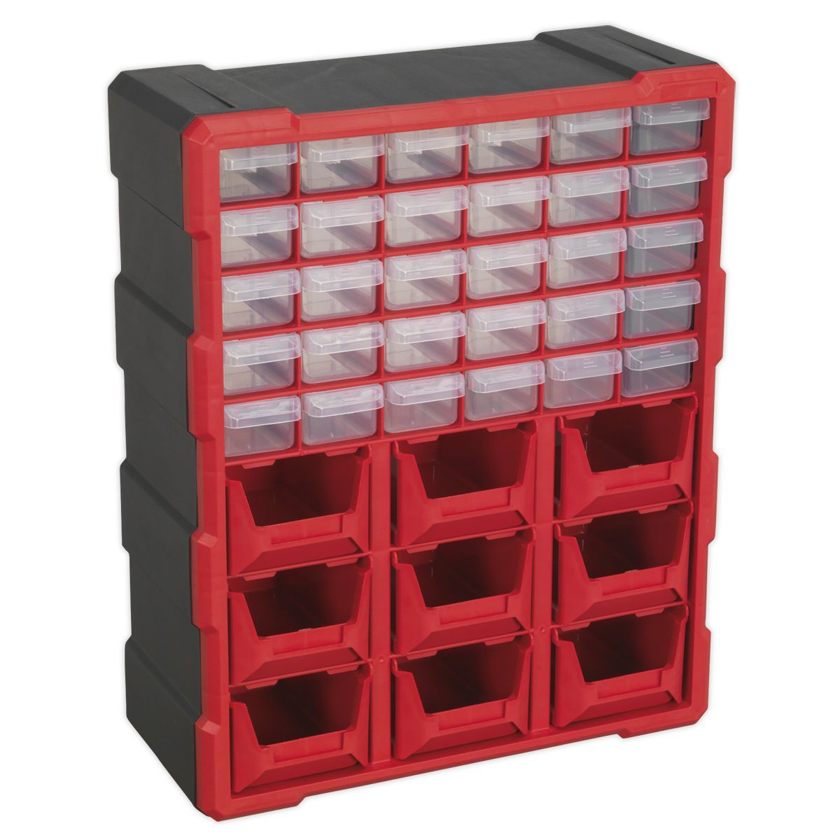 Sealey Cabinet Box 39 Drawer - Red/Black - Image 2