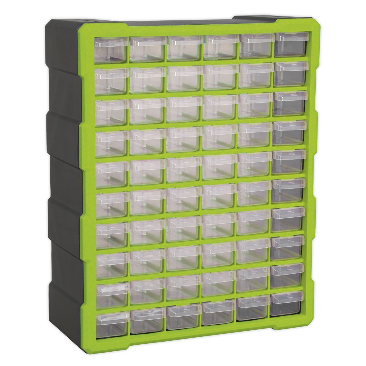 Sealey Cabinet Box 60 Drawer - Green/Black - Image 1