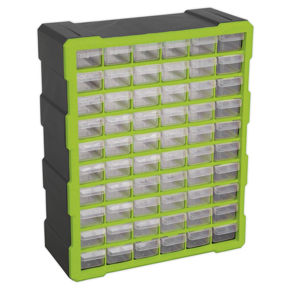 Sealey Cabinet Box 60 Drawer - Green/Black - Image 2