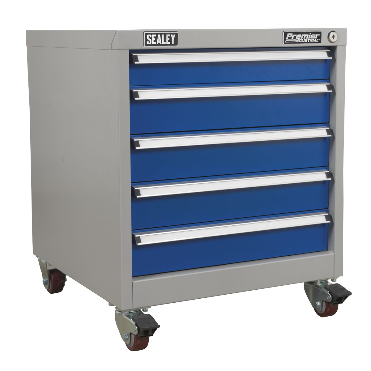 Sealey Premier Industrial Mobile Industrial Cabinet 5 Drawer - Image 1