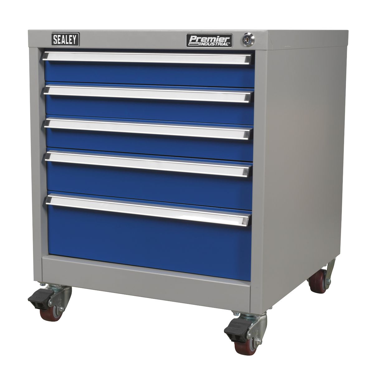 Sealey Premier Industrial Mobile Industrial Cabinet 5 Drawer - Image 3