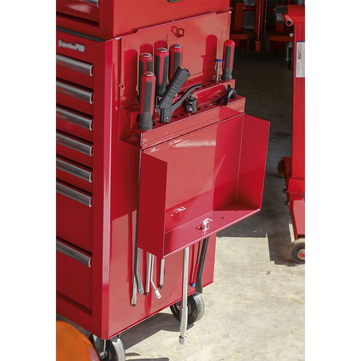 Sealey Side Cabinet for Long Handle Tools - Red - Image 5