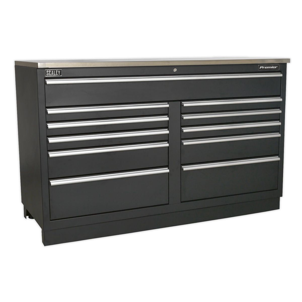 Sealey Premier Heavy-Duty Modular Floor Cabinet 11 Drawer 1550mm - Image 1