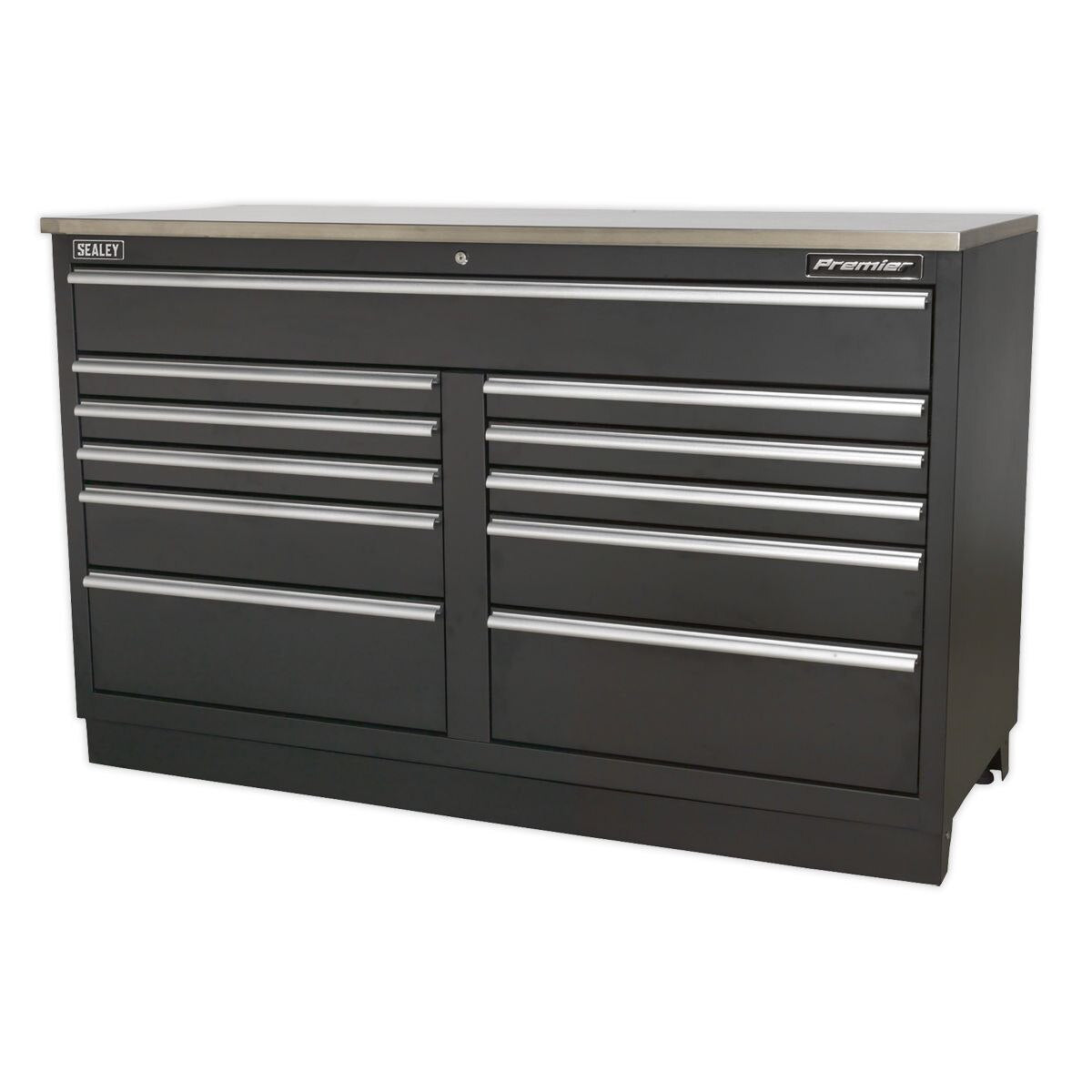 Sealey Premier Heavy-Duty Modular Floor Cabinet 11 Drawer 1550mm - Image 2