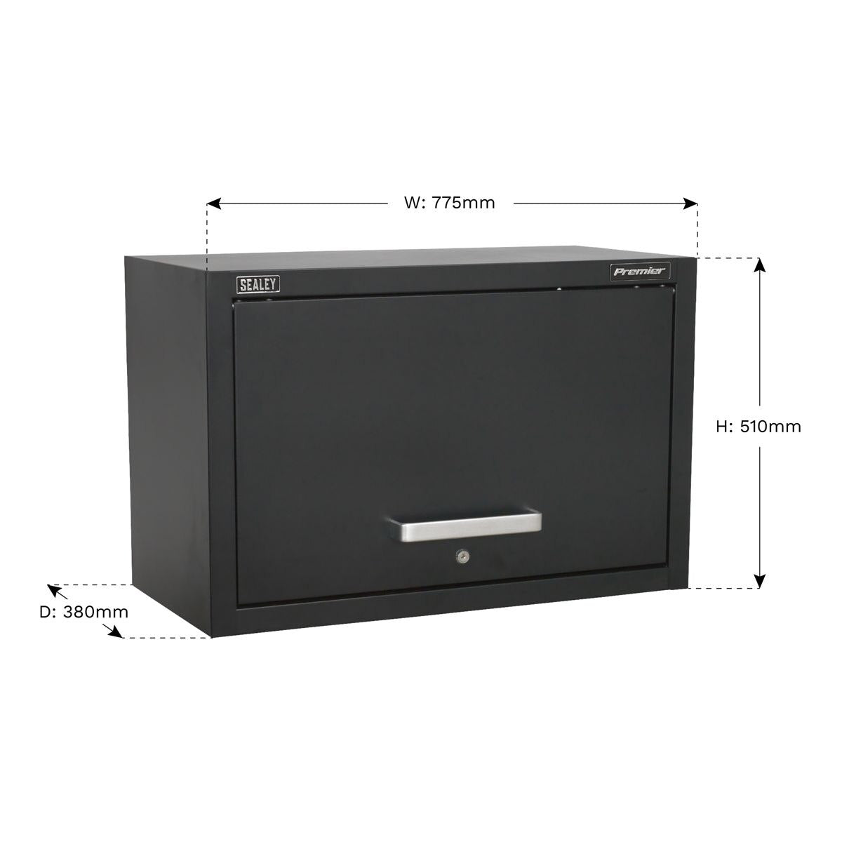 Sealey Premier Heavy-Duty Modular Wall Cabinet 775mm - Image 4