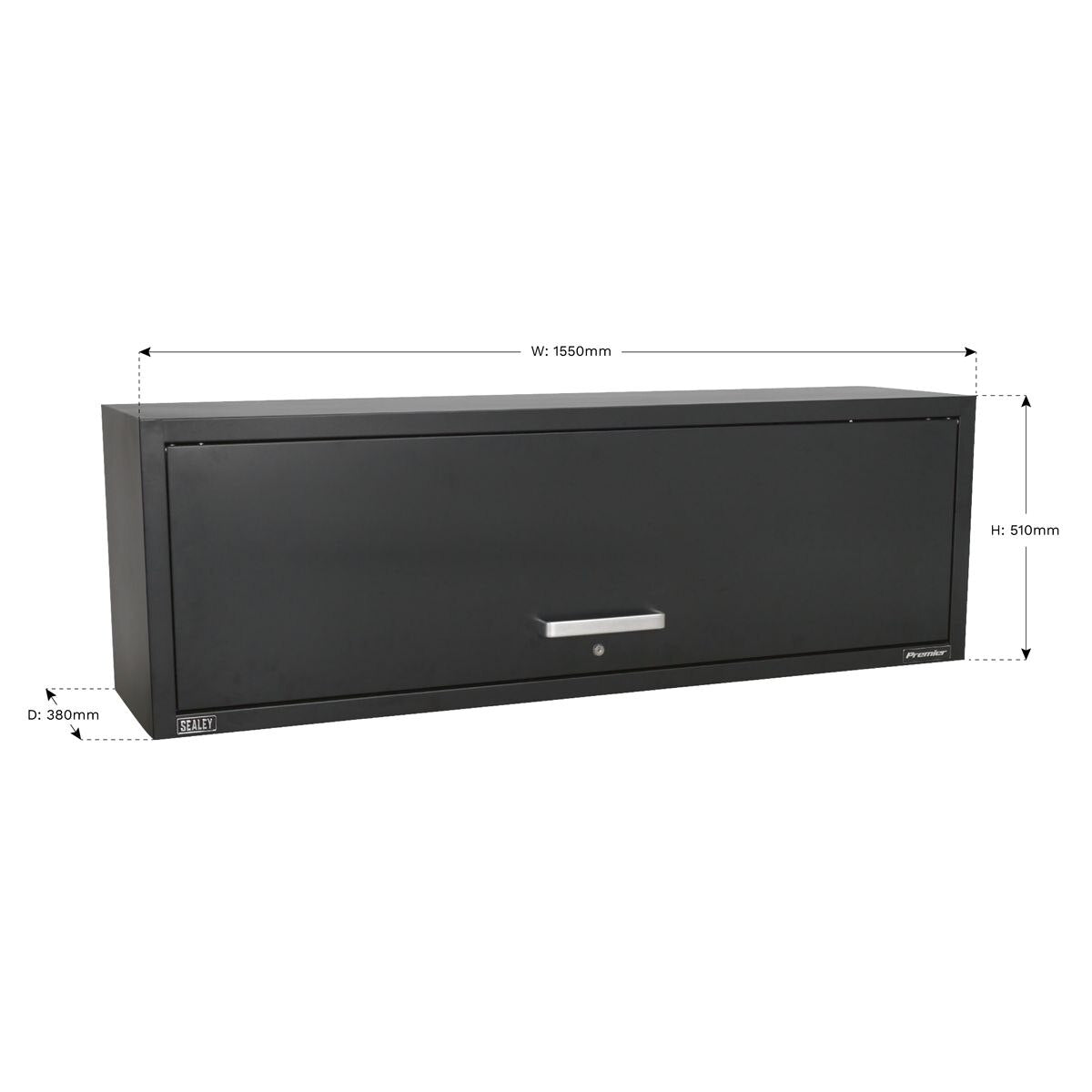 Sealey Premier Heavy-Duty Modular Wall Cabinet 1550mm - Image 5