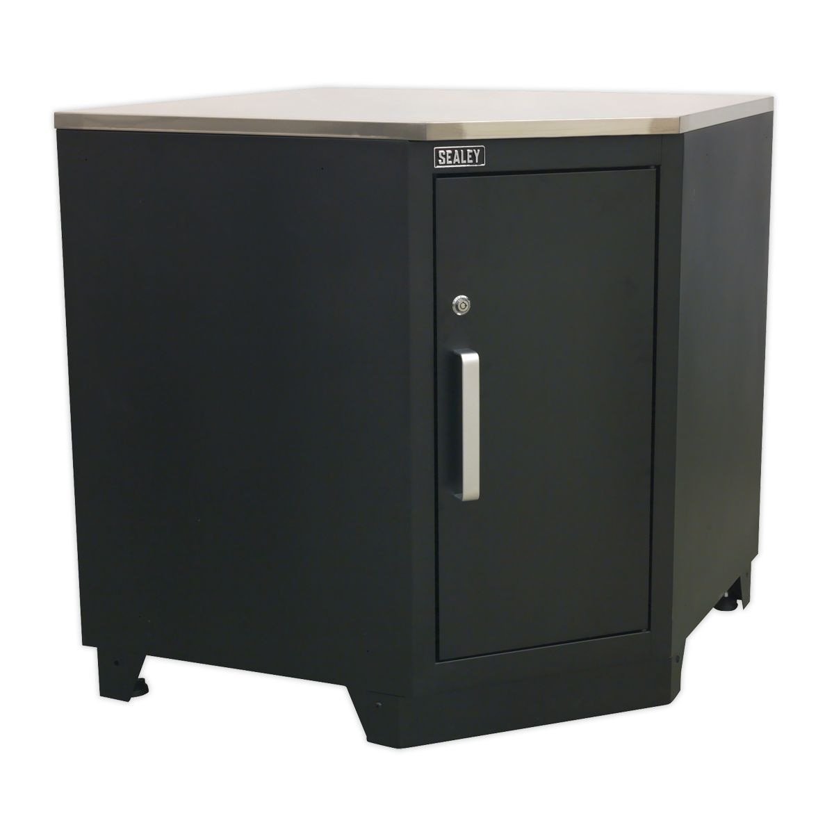 Sealey Premier Heavy-Duty Modular Corner Floor Cabinet 930mm - Image 1