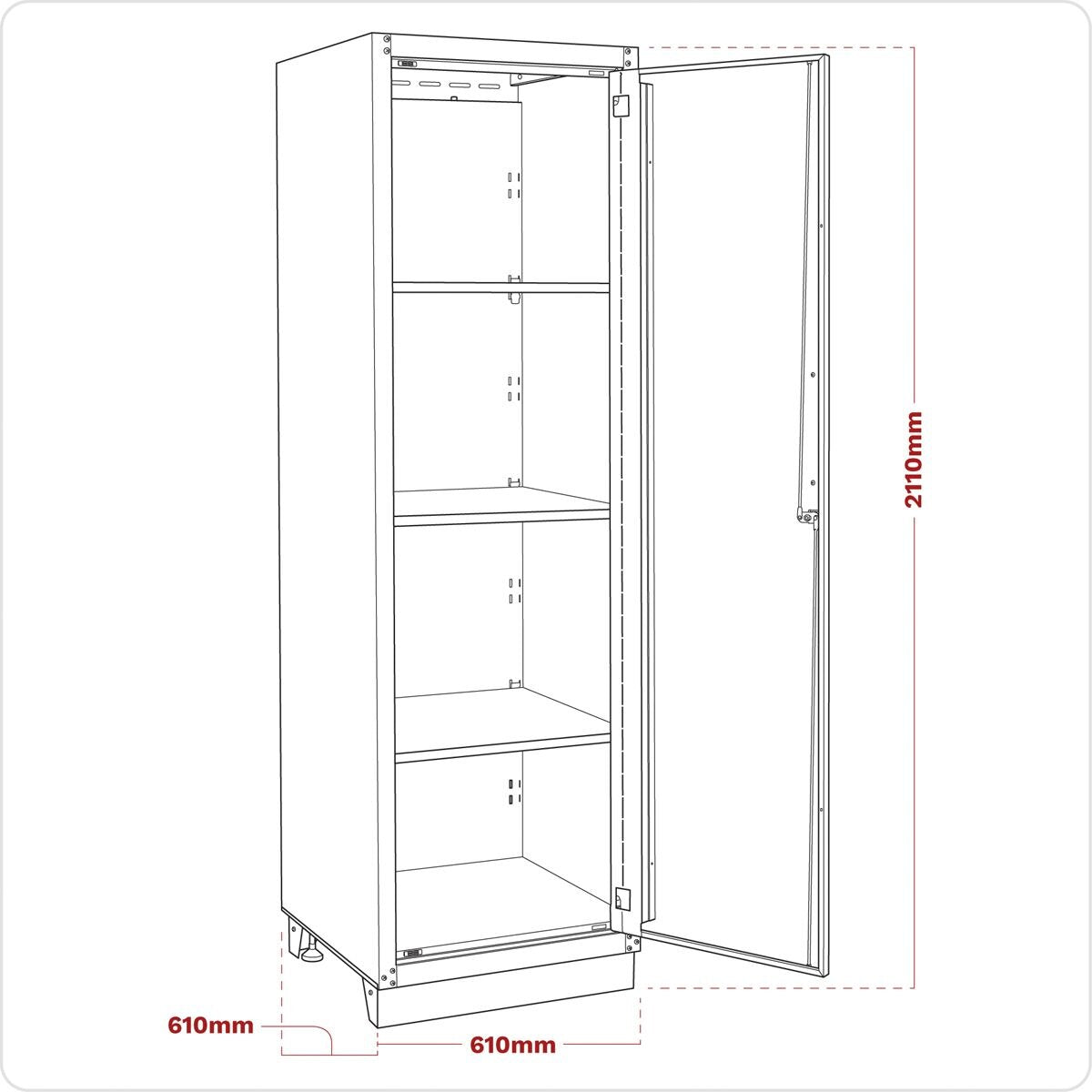 Sealey Premier Heavy-Duty Modular Full Height Floor Cabinet 2110mm - Image 4