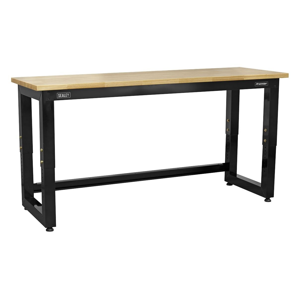 Sealey Premier Heavy-Duty Steel Adjustable Workbench with Wooden Worktop 1830mm - Image 2