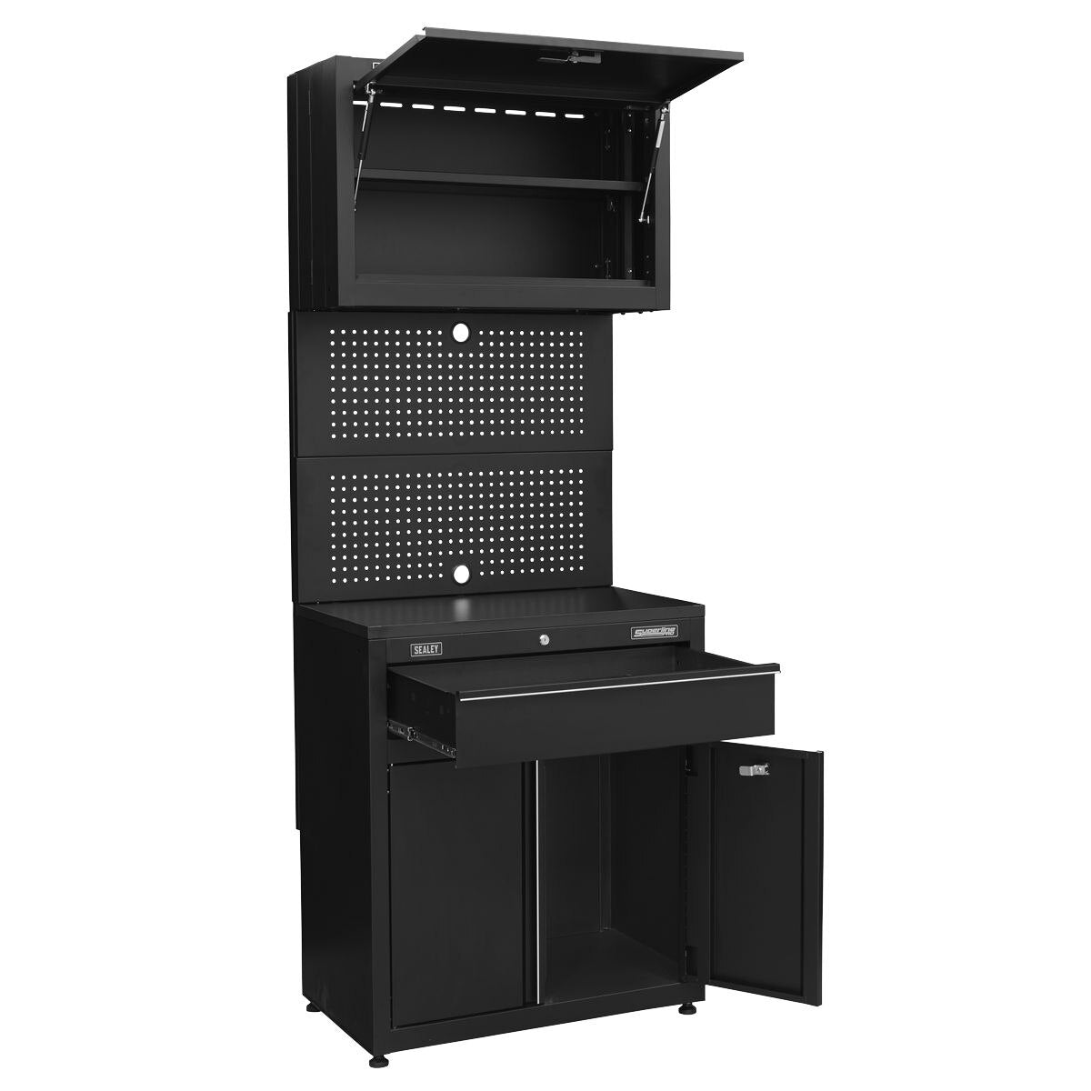 Sealey Superline PRO Rapid-Fit 1 Drawer Cabinet & Wall Cupboard - Image 2