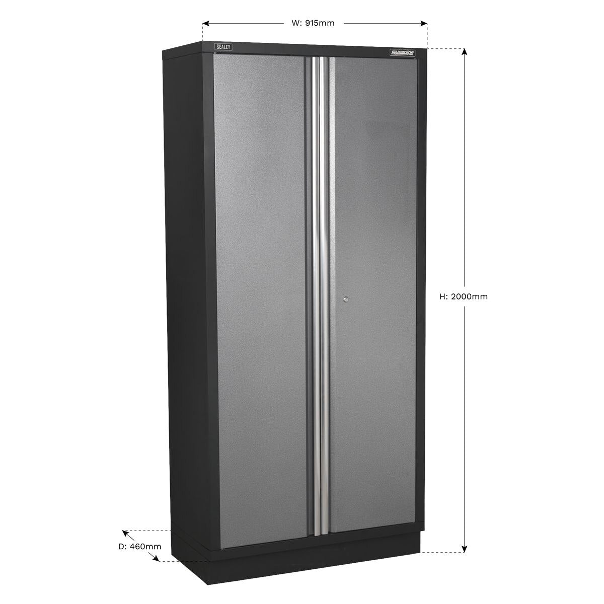 Sealey Superline PRO Full Height Modular Floor Cabinet 2 Door 915mm - Image 2