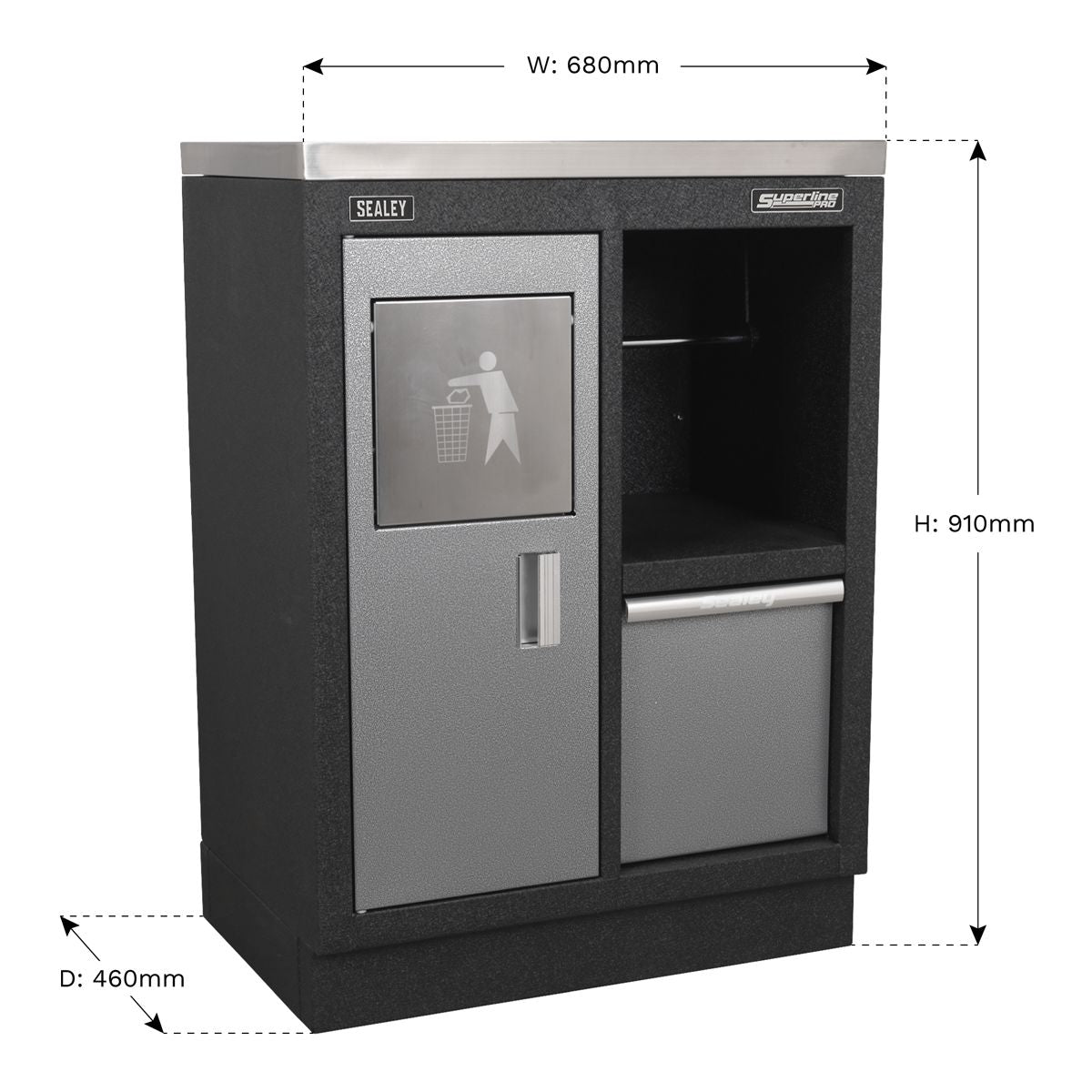 Sealey Superline PRO Modular Multifunction Cabinet 680mm - Image 3