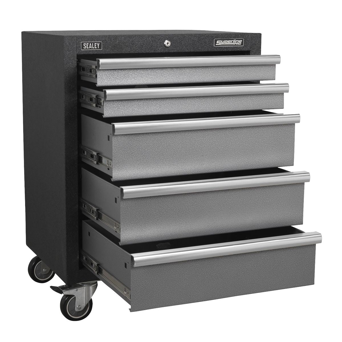 Sealey Superline PRO Modular Mobile Cabinet 5 Drawer 650mm - Image 4