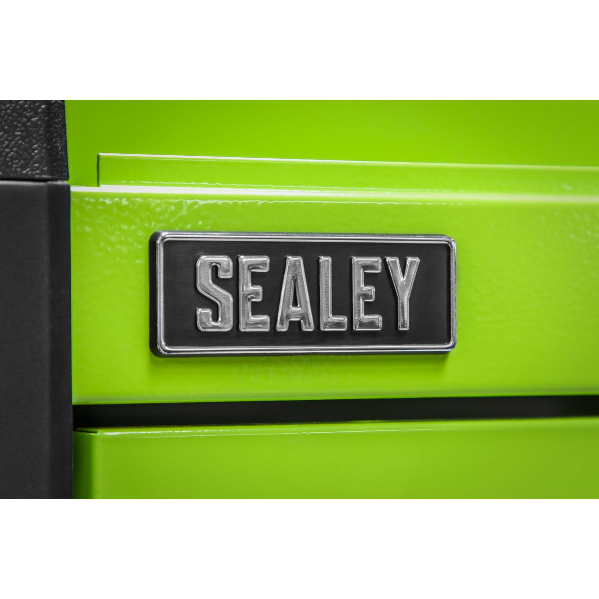 Sealey Superline PRO Push-to-Open Topchest 4 Drawer - Green - Image 2