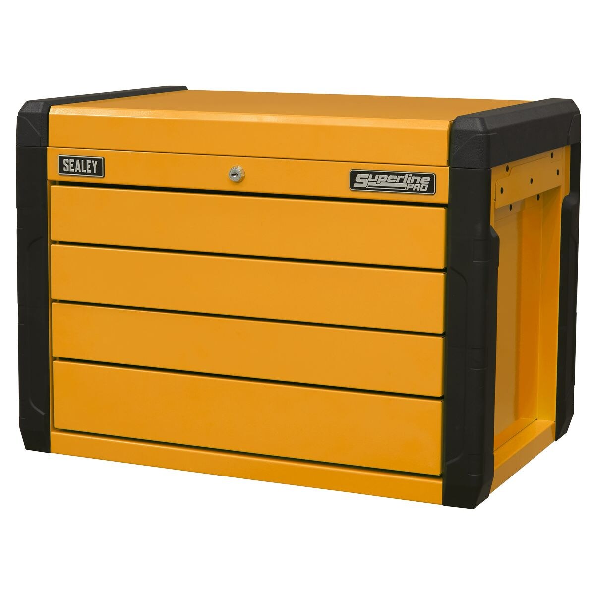 Sealey Superline PRO Push-to-Open Topchest 4-Drawer - Orange - Image 5