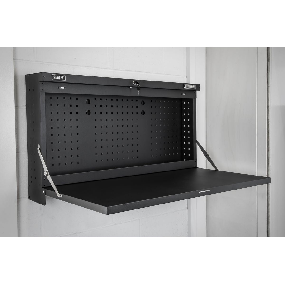 Sealey Superline PRO Wall Mounting Foldable Workbench 1100mm - Image 3