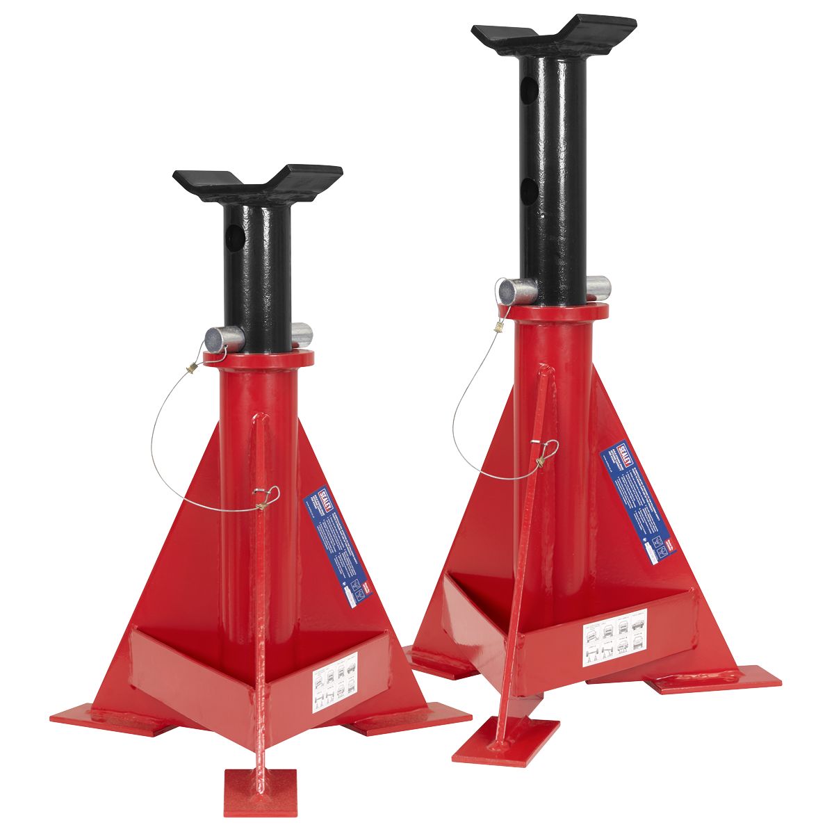 Sealey Axle Stands (Pair) 15 Tonne Capacity per Stand - Image 1