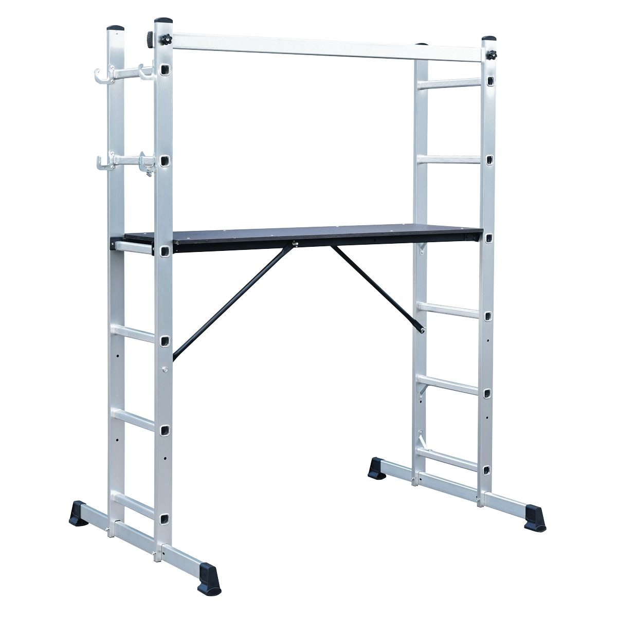 Sealey Scaffold Ladder 4-Way Aluminium - EN 131 - Image 1