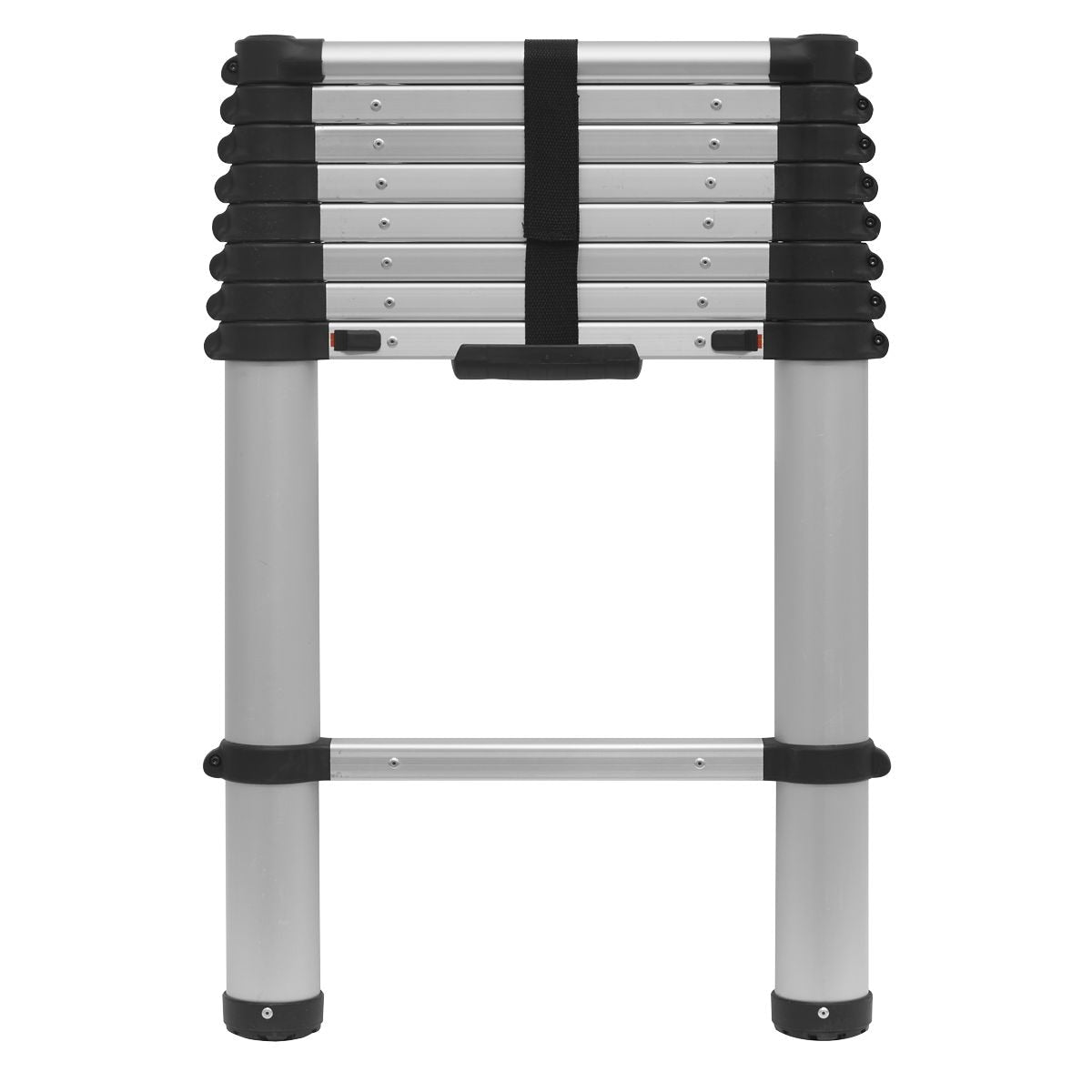 Sealey Telescopic Ladder 9-Tread Aluminium - BS EN 131 - Image 1