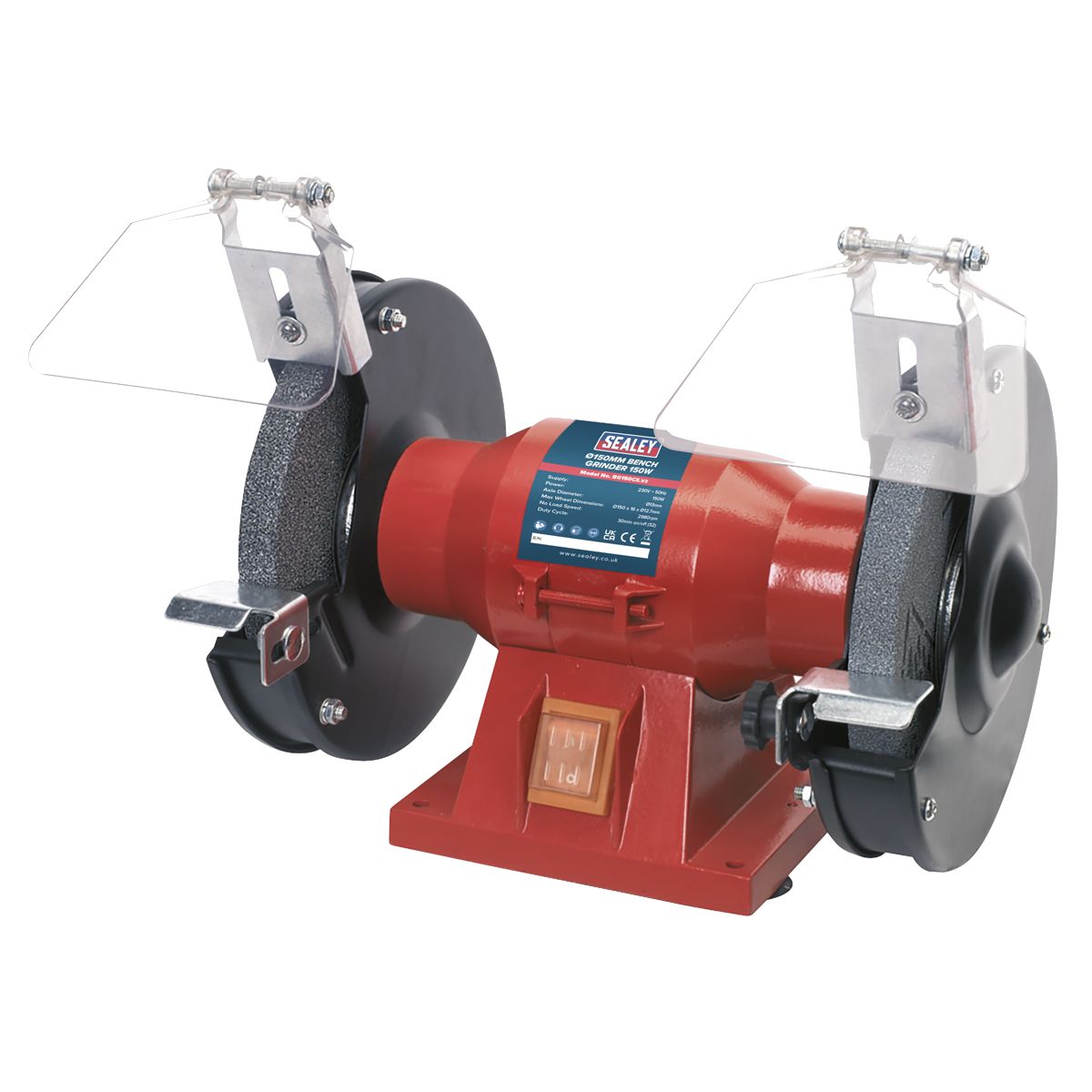 Sealey 150mm Bench Grinder 150W/230V - Image 2